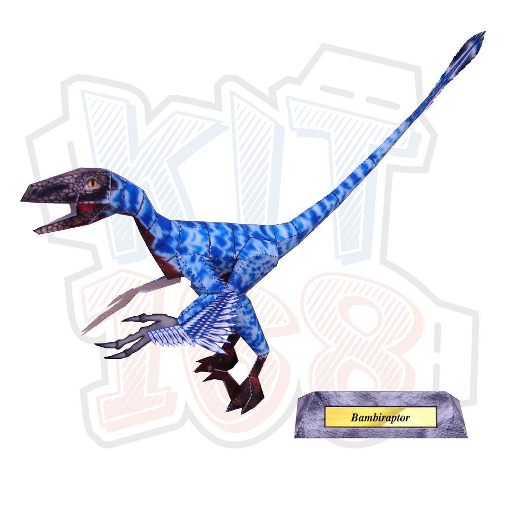 Mô hình giấy Khủng long Bambiraptor