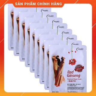 Hộp 10 Túi Mặt nạ dưỡng da Hồng Sâm trẻ hóa làn da & cấp ẩm Holikey Hàn Quốc [ Cam Kết Chuẩn Hàn Quốc ]