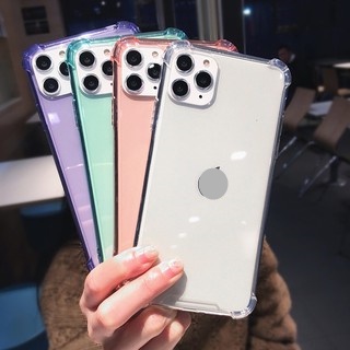 Ốp điện thoại tpu mềm trong suốt chống sốc thích hợp cho Iphone 12 Mini 11 Pro Max Xs Xr X 6s 7 8 Plus