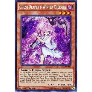 Thẻ bài Yugioh - TCG - Ghost Reaper &amp; Winter Cherries / MP17-EN022'