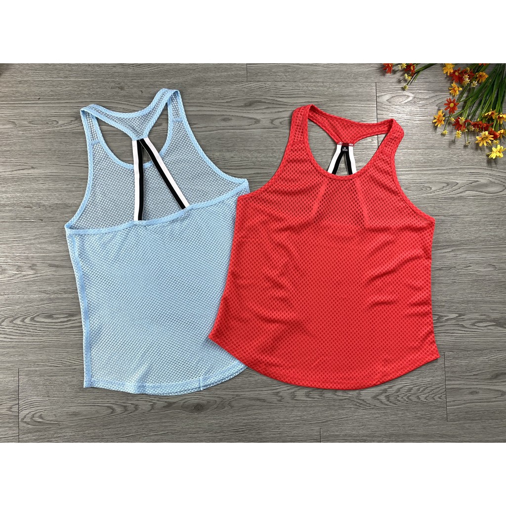 Áo tank-top tập gym nữ ⚡ 𝗫𝗮̉ 𝗸𝗵𝗼 ⚡áo tank thể thao