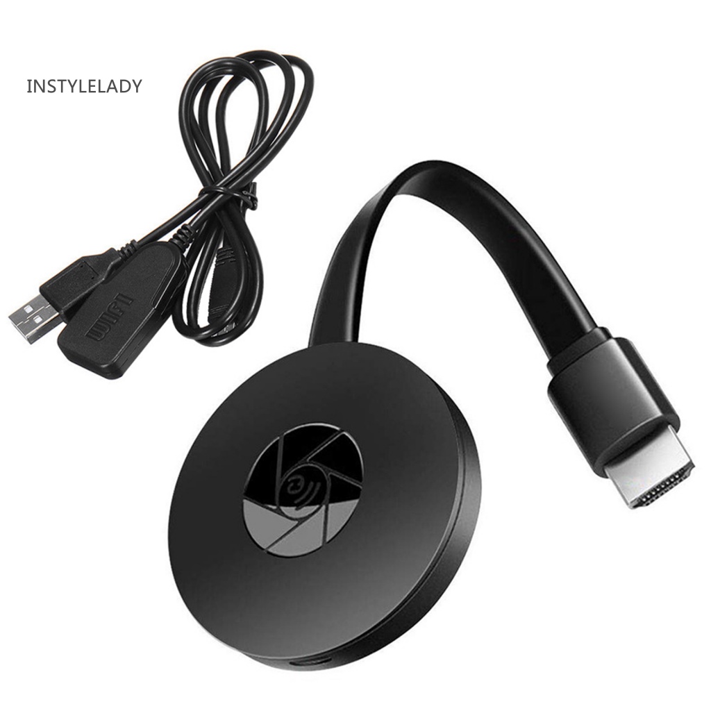 Máy Chiếu WiFi HDMI Không Dây Gọn Nhẹ Màn Hình Điện Thoại Di Động Cho Nhà Ở