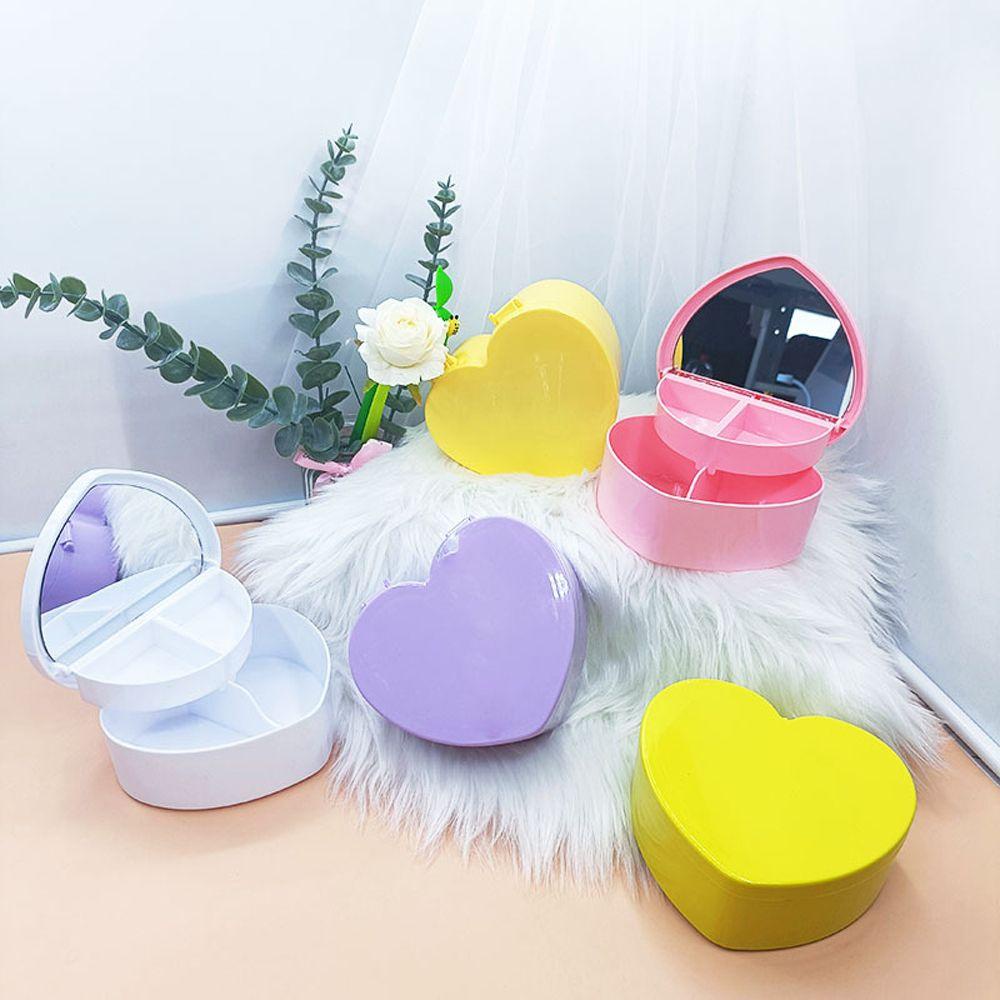 FORBETTER Hộp Đựng Trang Sức Hình Trái Tim Xinh Xắn