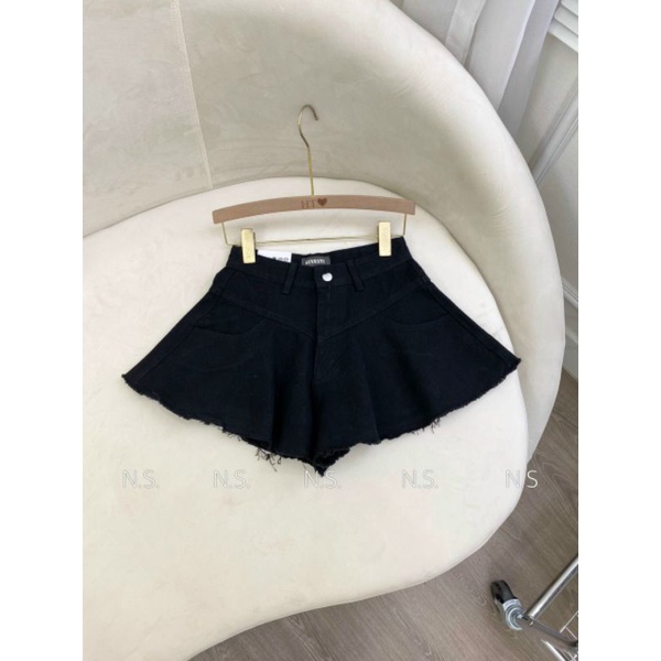 Quần sóc váy chất bò mềm đẹp gọn eo