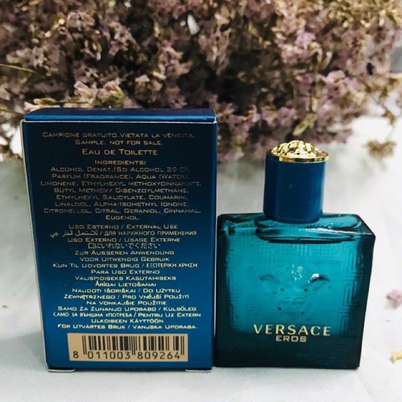 Nước Hoa Mini Nam Chính Hãng Versace Eros for Men EDT 5ml