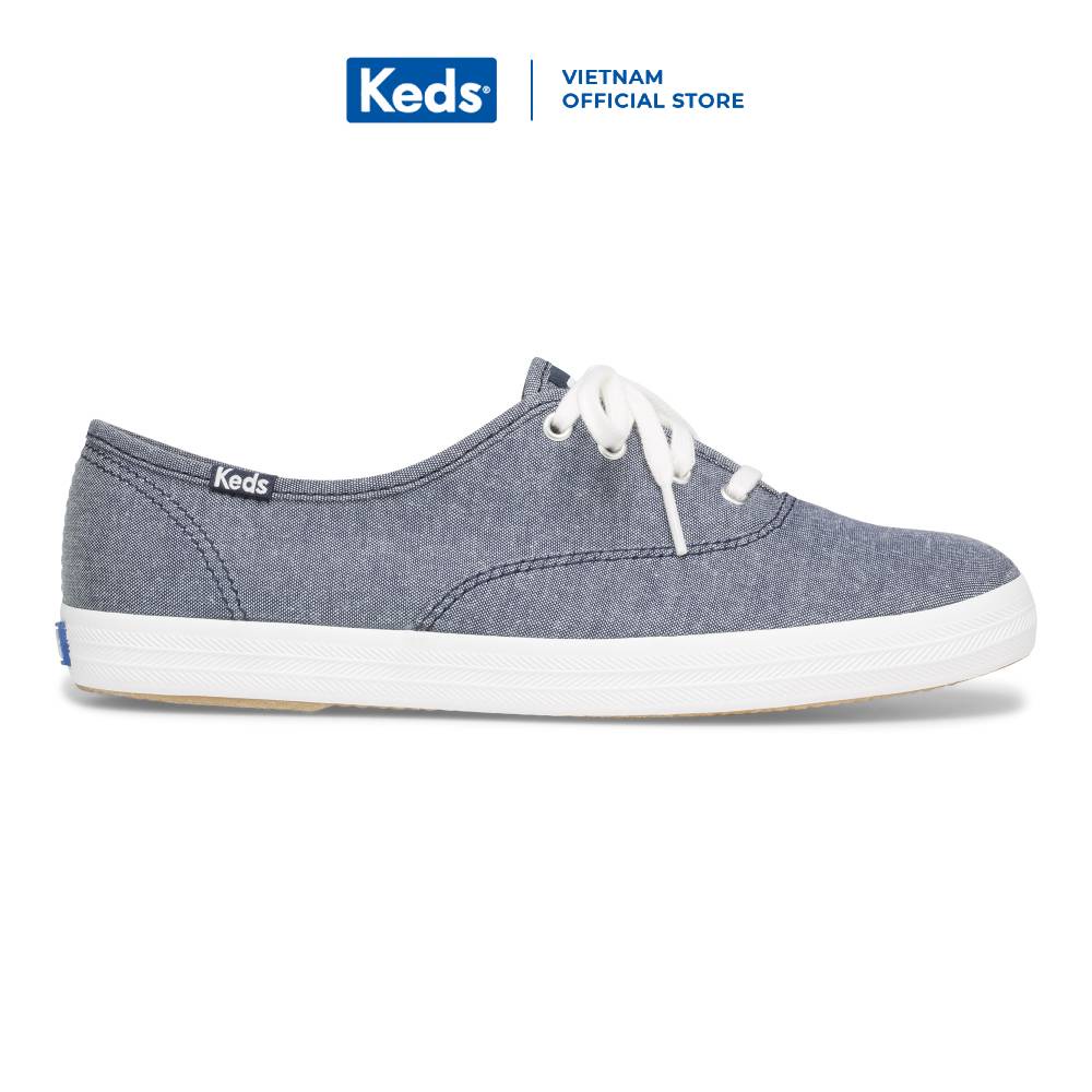 Giày Keds Nữ - Champion Solids Blue - KD060303