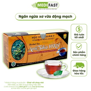 Trà Tanaka (tên mới: Amitaka) Học viện quân y -Trà thảo dược AmiTaka HVQY hộp 20 gói - Điều hòa huyết áp - Ăn ngủ tốt