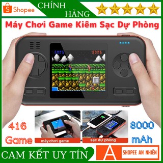 Máy Chơi Game Cầm Tay 416 Game Kiêm Sạc Dự Phòng Dung Lượng 8000mAh Màn Hình LCD Màu 2,8 Inch 146x77x18mm Full Màu Sắc