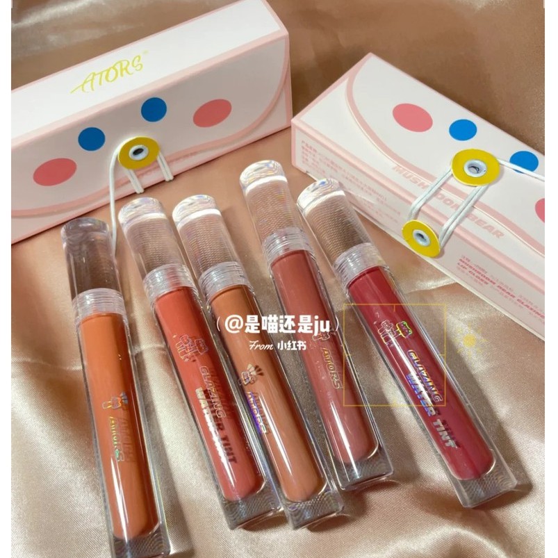 ATORS---Son kem bóng Ators cho Năm Mới Mushroom Bear Nội Địa Trung