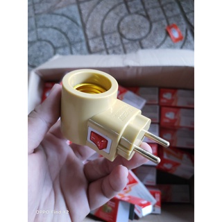 Đui đèn liền phích SOPOKA có công tắc tiện lợi - an toàn