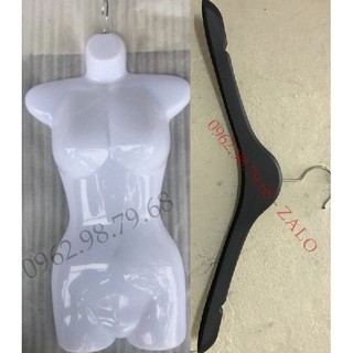 Combo 5c mấng nhựa nữ và 25c móc áo nhựa nữ