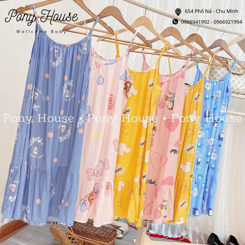 Váy Bầu 2 Dây Lanh Thái Siêu Mát, Mềm, Mịn Cho Mẹ Bầu Và Sau Sinh