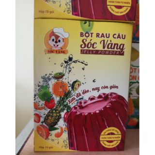 1 hộp Bột rau câu sóc vàng