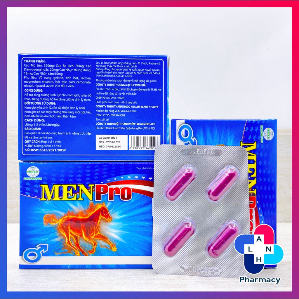 MENPRO - Thực phẩm tăng cường sức khỏe nam giới.