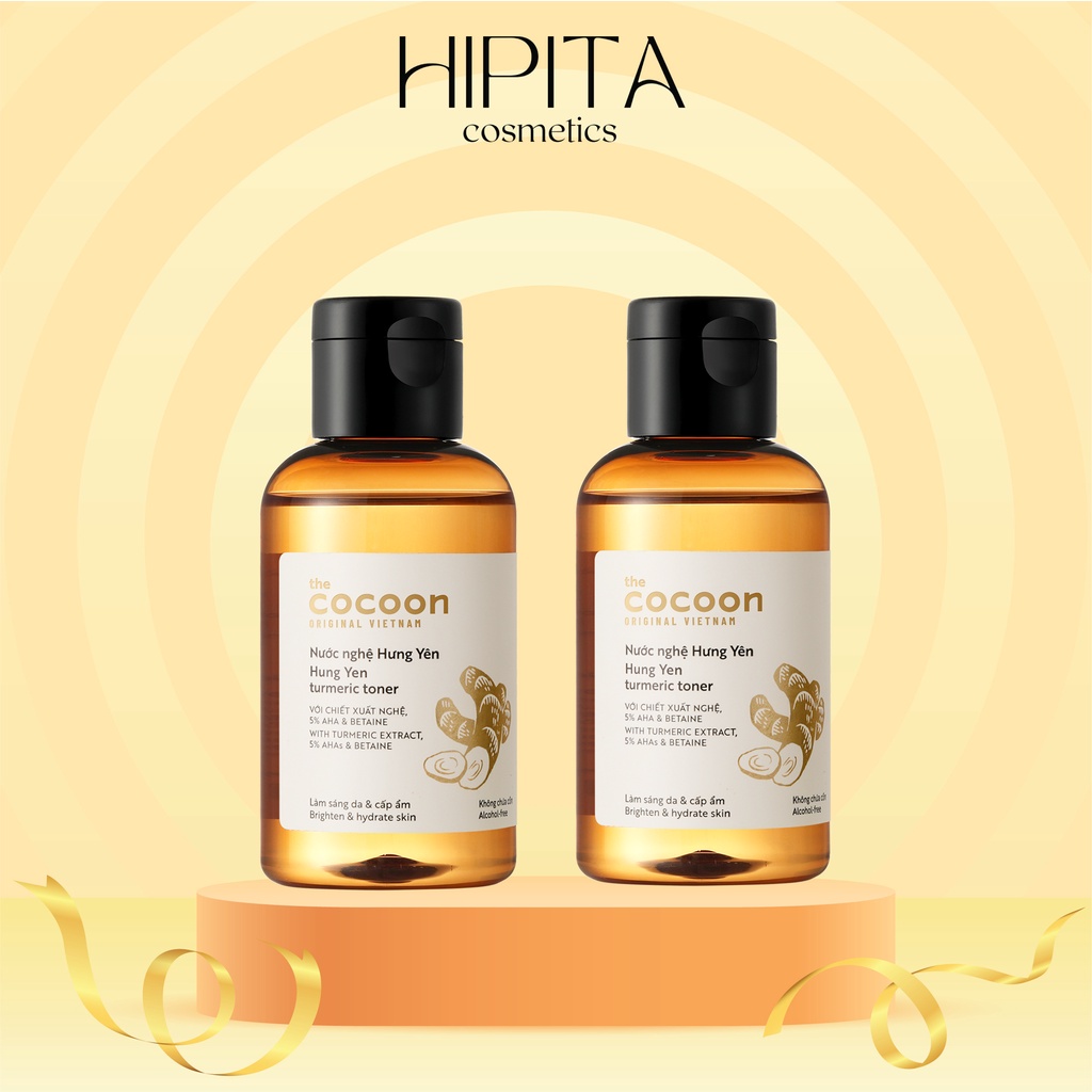Nước Cân Bằng Cấp Ẩm Nghệ Hưng Yên Cocoon Turmeric Toner 140ml