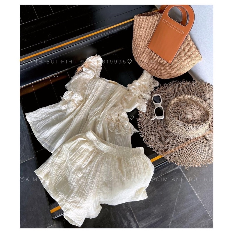 Set bộ tơ ren cánh tiên