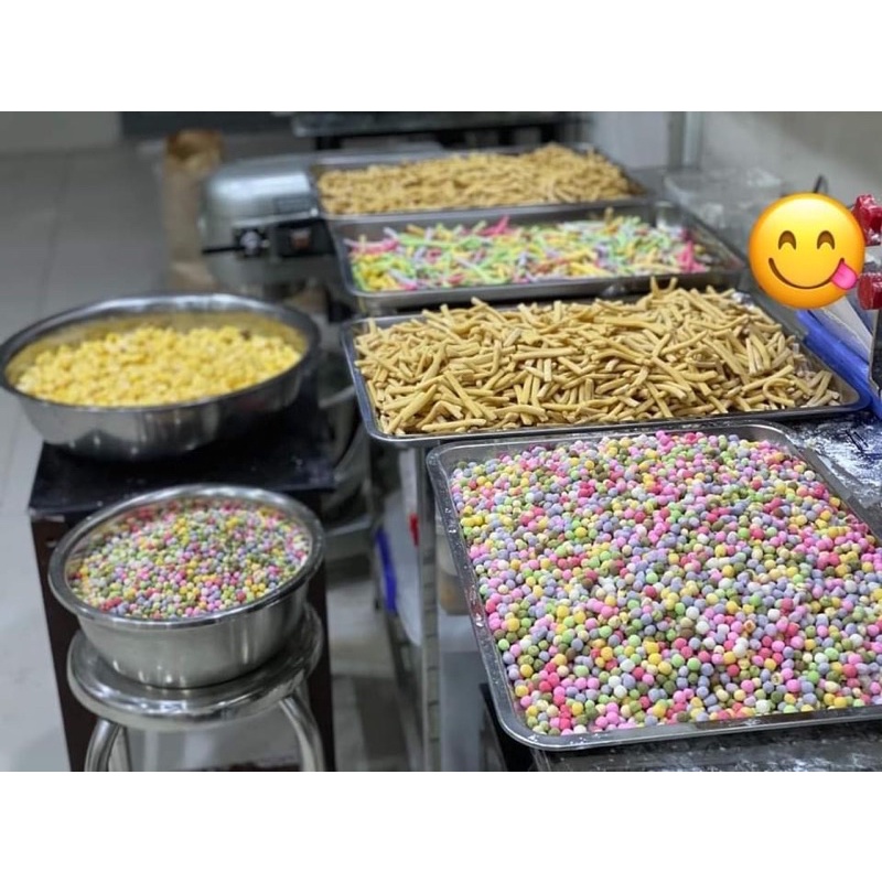 Trân châu sợi dừa ngũ sắc