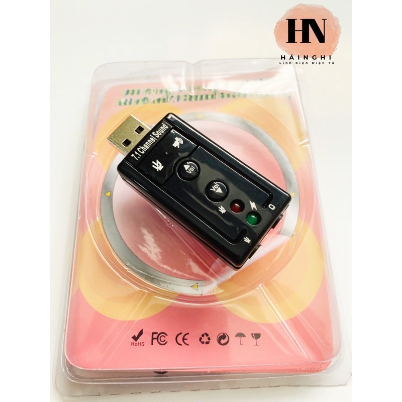 USB Ra Sound 3D 7.1 Đầu Ra Âm Thanh Chuẩn