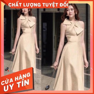 [ HÀNG CAO CẤP ] Đầm sang trọng đầm dáng xoè đầm dự tiệc đi chơi dạo phố công sở - MN81