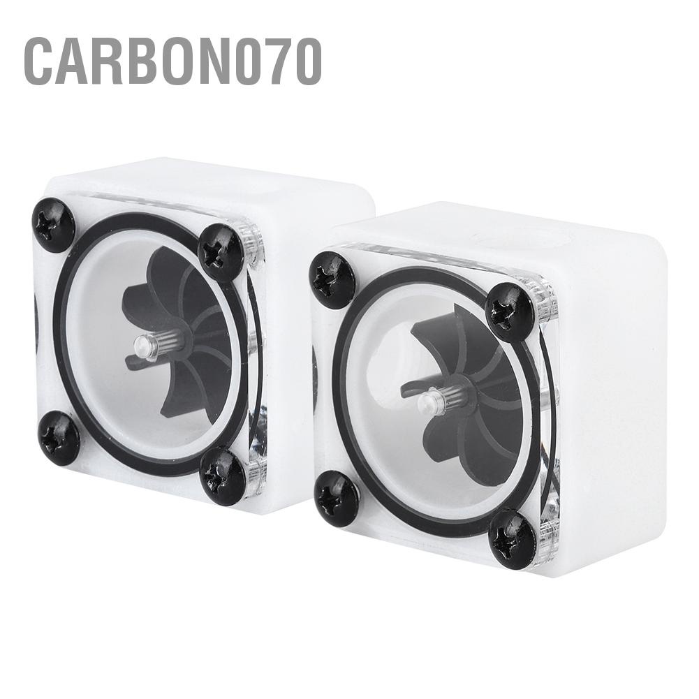 Hàng Sẵn Đồng Hồ Đo Lưu Lượng Nước dòng chảy G1/4 Cho Hệ Thống Làm Mát Máy Tính 【Carbon070】