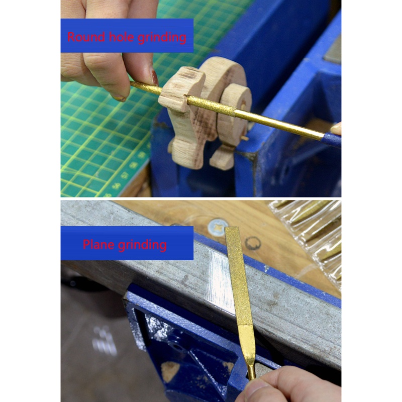 Set 10 Cây Dũa Móng Tay Mini Mạ Titan