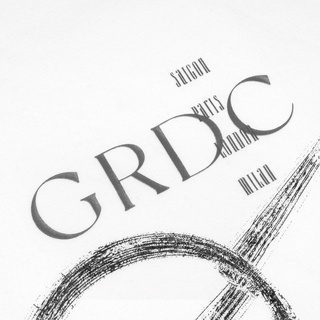 Grimm DC Áo thun tay ngắn Monogram // Trắng