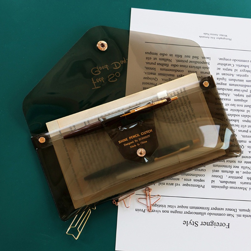 Túi Đựng Bút Bằng PVC Trong Suốt Sức Chứa Lớn Cho Bút Cảm Ứng