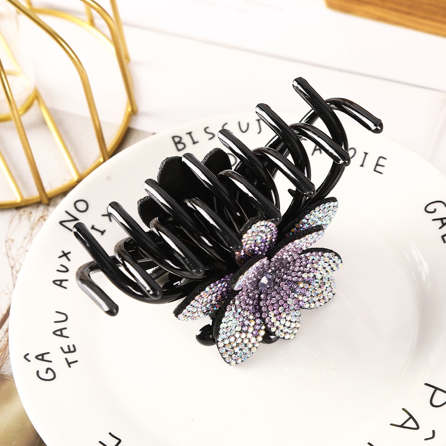 Kẹp Tóc Hình Hoa Cúc Đính Đá Pha Lê Phong Cách Hàn Quốc