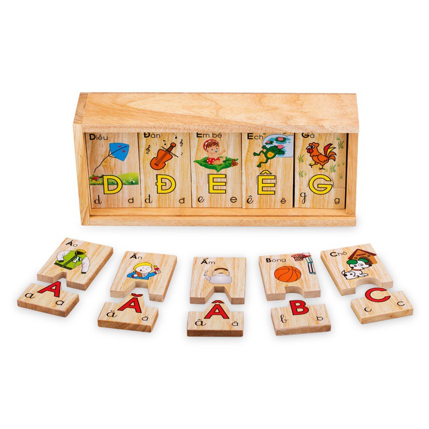 Bộ tìm chữ cái tiếng việt Winwintoys chính hãng 62312