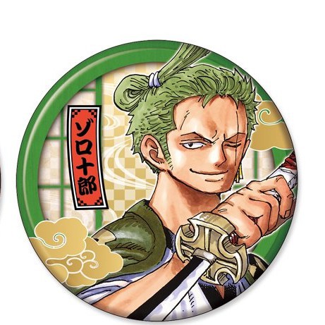 ( 1c ) Huy hiệu cài áo in hình LUFFY ZORO ONE PIECE pin cài áo anime chibi tiện lợi