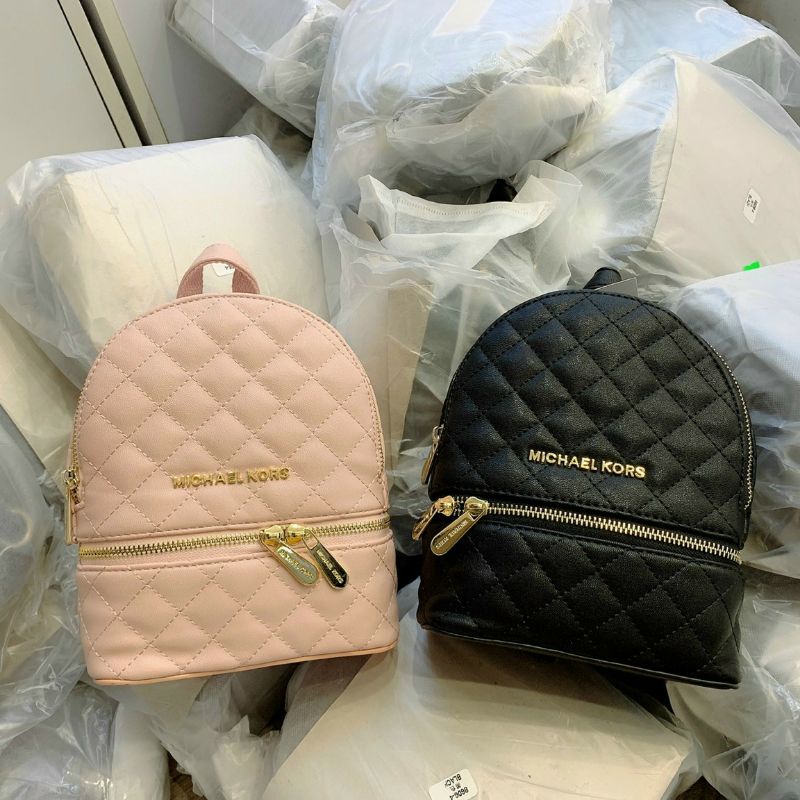 Balo Nữ✔️Chuẩn Loại 1✔️Balo Mini Trần Trám Size 20 Đen,Hồng Xuất Xịn
