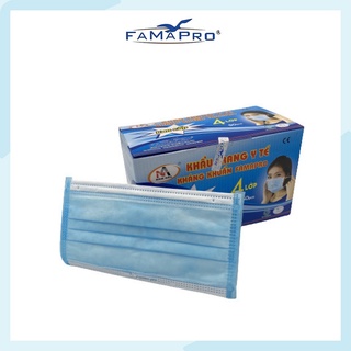 [HỘP 50 CÁI FAMAPRO] - Khẩu trang y tế kháng khuẩn