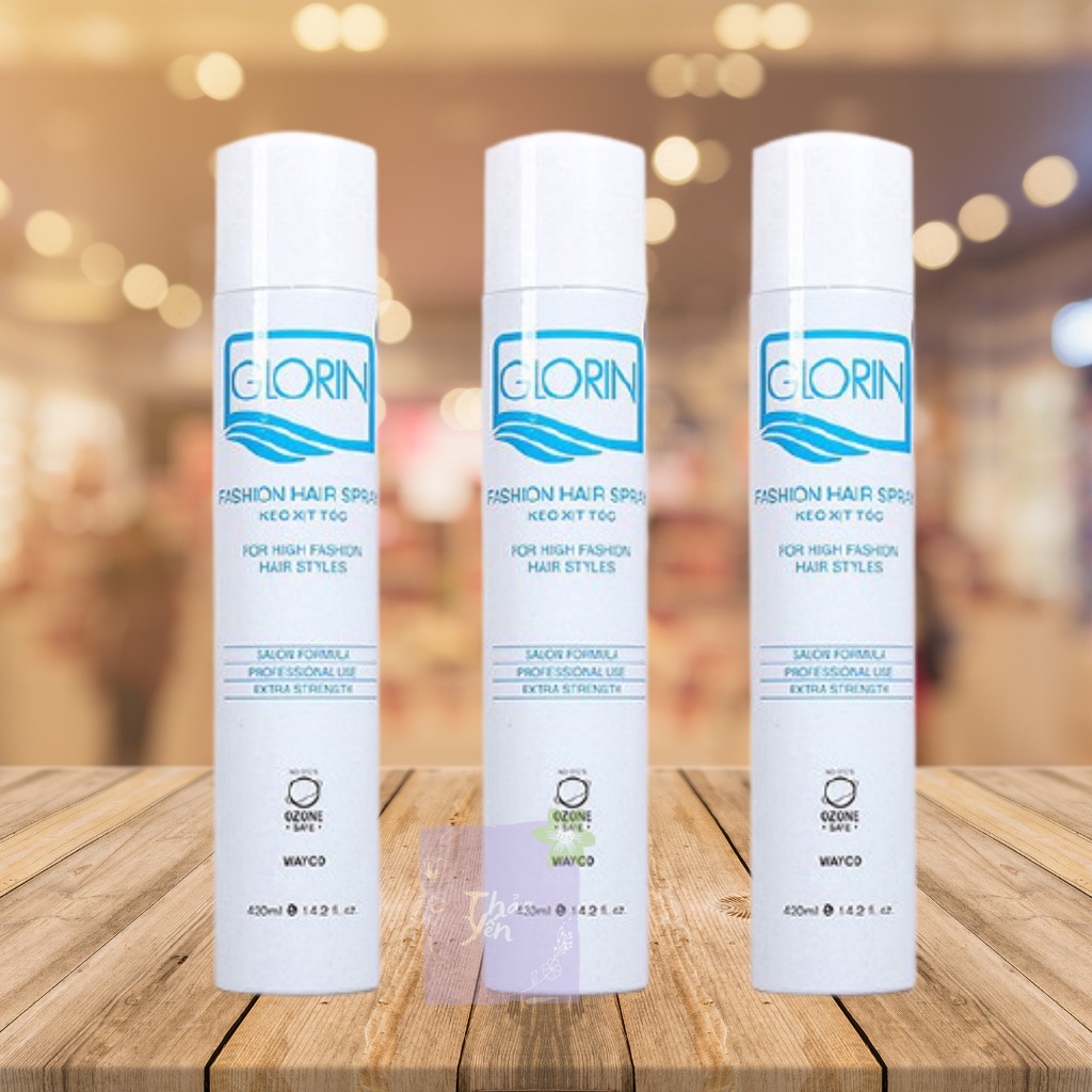 Xịt dưỡng tạo nếp tóc Glorin 420ml