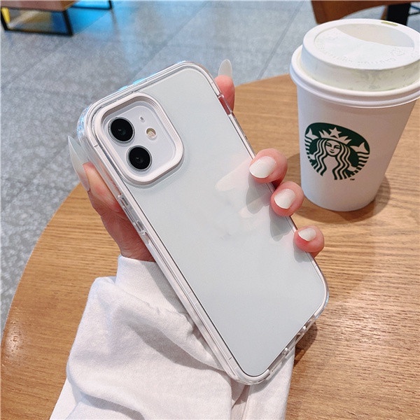 Ốp điện thoại bảo vệ camera chống rơi 3 trong 1 cho compatible for iPhone 13ProMax 12Pro/ProMax 11Pro/ProMax 7 8+ X XS XR XSMAX