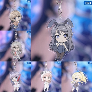 Móc Khóa Acrylic Hình Nhân Vật Hoạt Hình Đáng Yêu