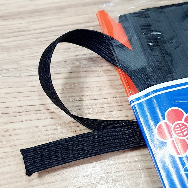 Cuộn Dây Thun Dài 10 Mét Bản 1cm Gồm Màu Trắng Hoặc Màu Đen Dùng Cho May Vá Và Trang Trí Làm Đồ Handmade