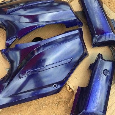 Chai sơn Samurai màu xanh tím H211