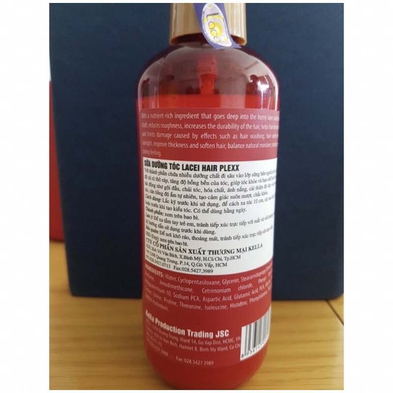 XỊT DƯỠNG TÓC LACEI ĐỎlưu hương lâu, sang trọng hương nước hoa