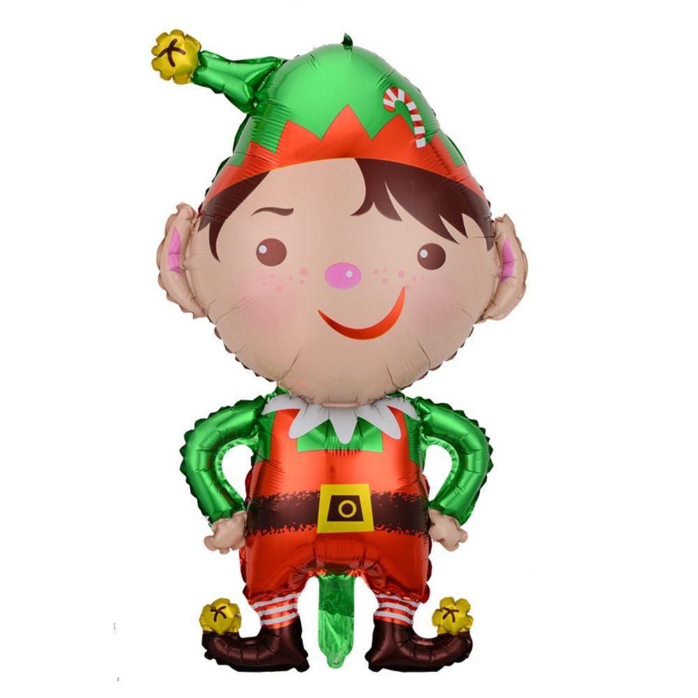 SUENIN Bong Bóng Hình Ông Già Noel Trang Trí Giáng Sinh