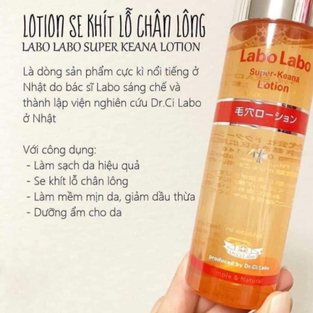 Nước hoa hồng LaboLabo Super Keana Lotion 100ml | BigBuy360 - bigbuy360.vn