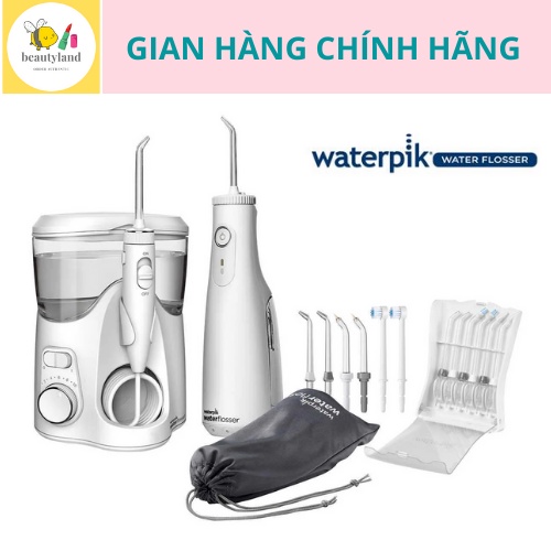 Combo 2 Máy tăm nước Waterpik Ultra Plus and Cordless Select Water Flosser