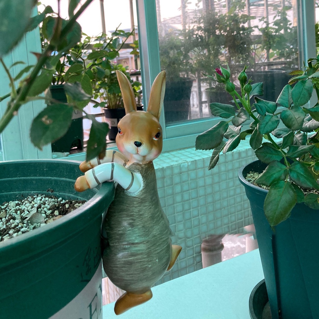 ❋ Mô Hình Tượng Nhựa Đáng Yêu Trang Trí Sân Vườn