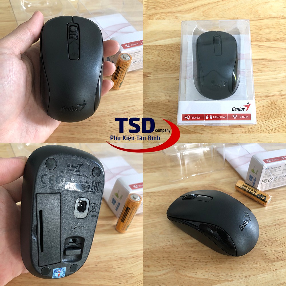 Combo Chuột Không Dây Genius Chính Hãng Tặng Kèm Lót Chuột - Mouse Wireless | WebRaoVat - webraovat.net.vn