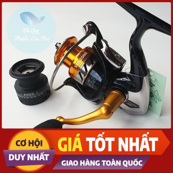 [ Xả Nhanh] Máy câu lure, Máy câu rê cá lóc ALVION STR2000 14+1 BB (tặng cối)