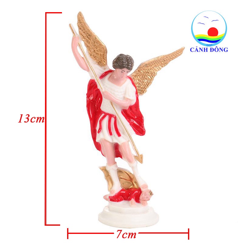 Tượng tổng lãnh thiên thần Micae cao 13cm