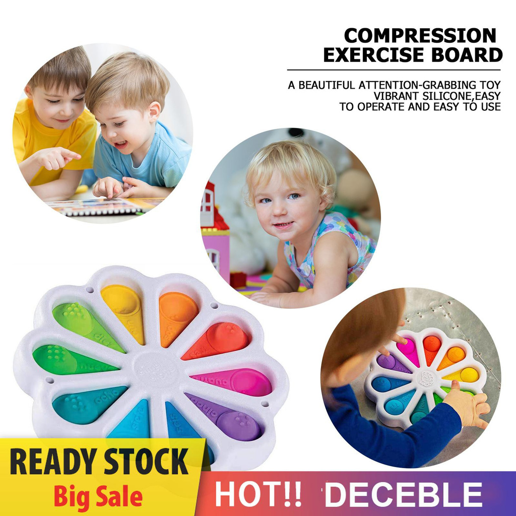 Pop It Fidget Đồ chơi Simple Dimple Fidget Đồ chơi Silicone Sensory Popper Early Education Keychain