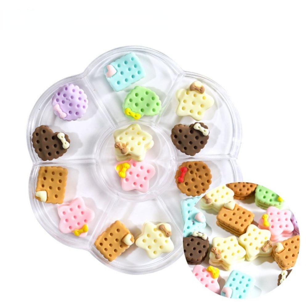 OCEANMAP Hộp Hạt Charm Hoạt Hình 3D Trang Trí Móng Tay Nghệ Thuật DIY