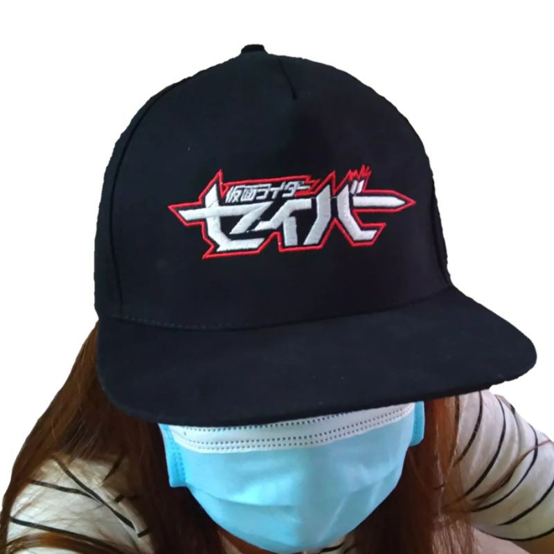 Nón Snapback Nam Nữ Thiêu Logo Kamen Rider Saber Thời Trang