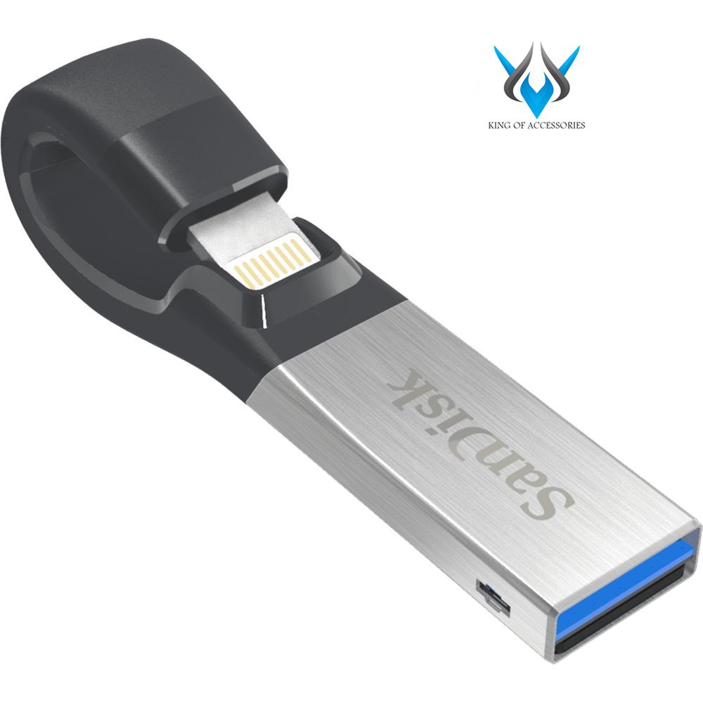 USB 3.0 OTG SanDisk iXpand 64GB dành cho Iphone / Ipad (Bạc)