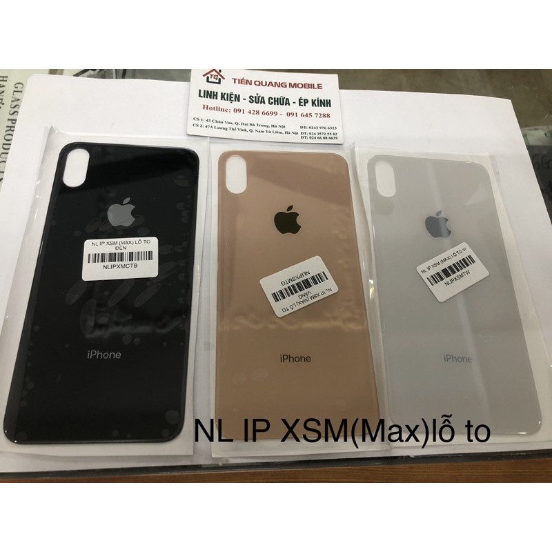 Nắp lưng đt IPhone XSMAX lỗ to